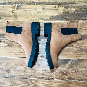 Suede booties